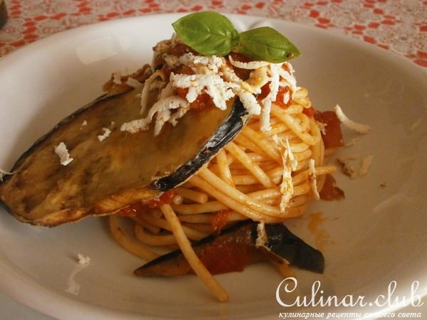 Pasta alla norma (Паста с баклажанами)