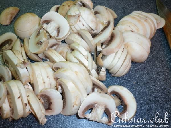 Penne Rigate с шампиньонами и овощами (блюдо для постного стола)