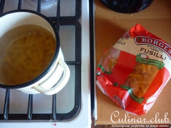 FUSILLI с соусом из двух видов грибов