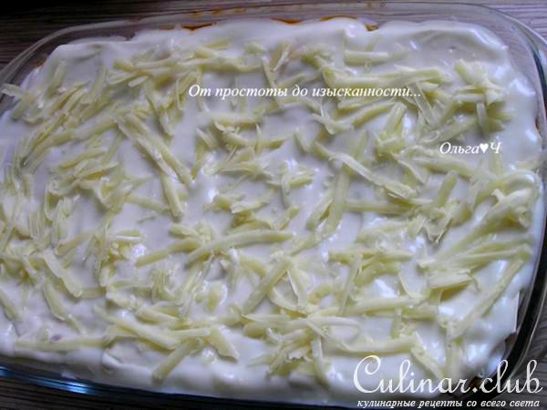 Мясная лазанья