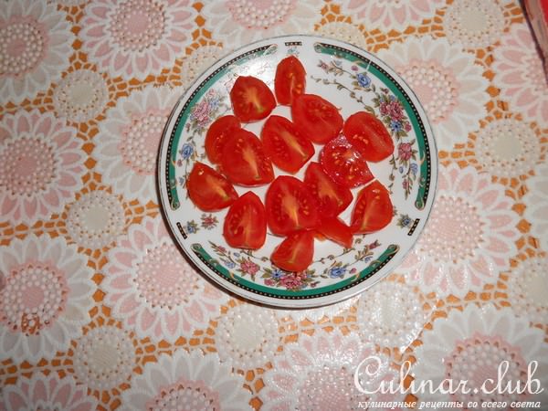 Спагетти Borges с помидорами, оливками и кукурузой