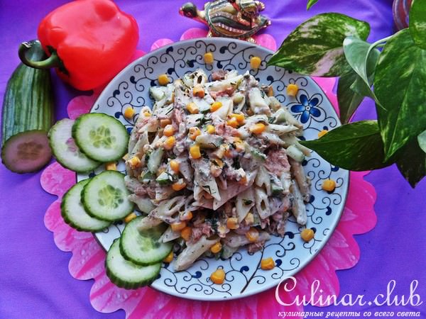 ПЕННЕ С ТУНЦОМ И ОВОЩАМИ