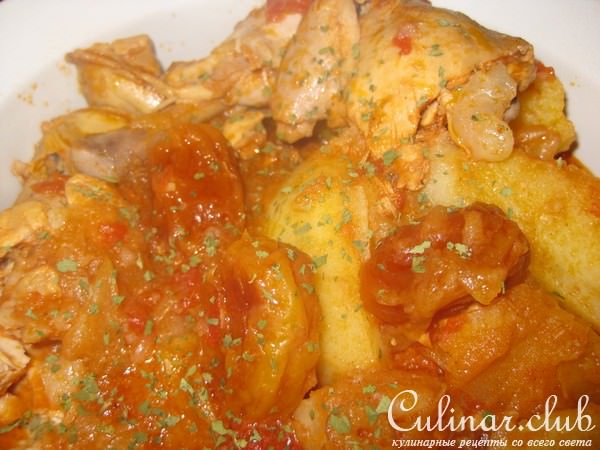 Куриный соус с алычой