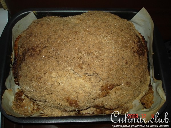 курица в соли(способ приготовления)