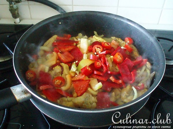 Tequila sunrise chicken, или Восход солнца с текилой и курочкой