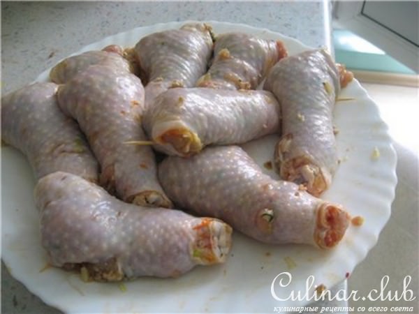 Фаршированные куриные ножки