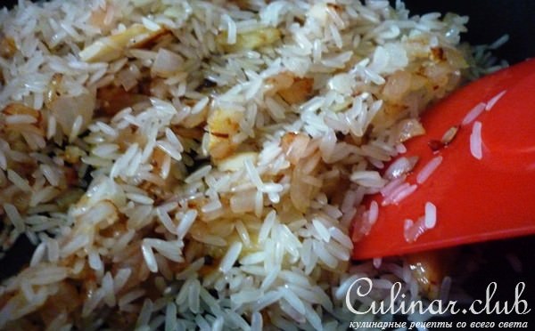 Нежная курица по-итальянски с креольским рисом