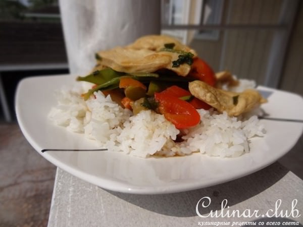 " Курица с Овощами и Рисом "