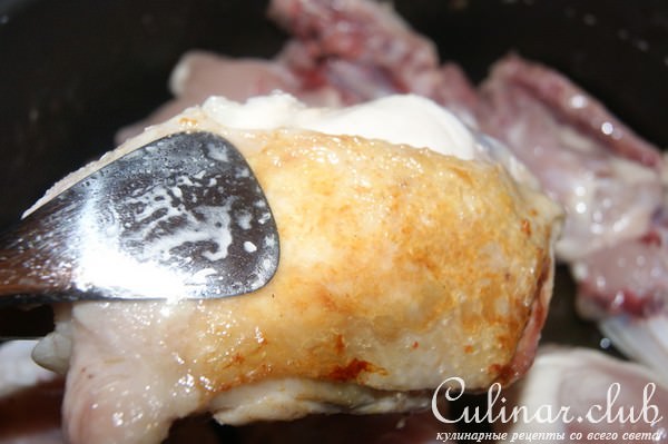 Курица каччиаторе(pollo alla cacciatora)