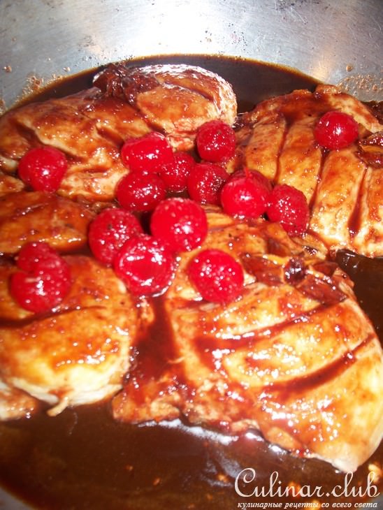 Куриные грудки в вишнёвом соусе по мотивам Китайской кухни.Дуэль.
