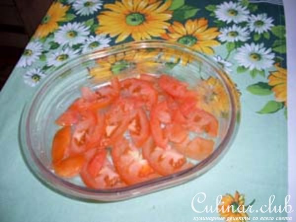 Курица в яично-сметанной заливке