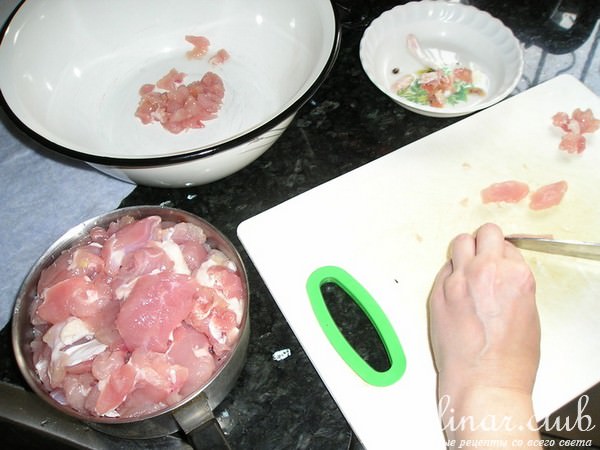 Котлетки куринные.