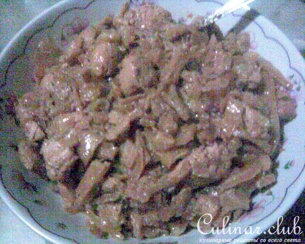 Куриная грудка, запеченная в сливках с капустой