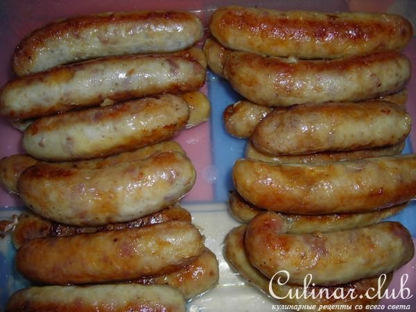 Куриные колбаски с сыром