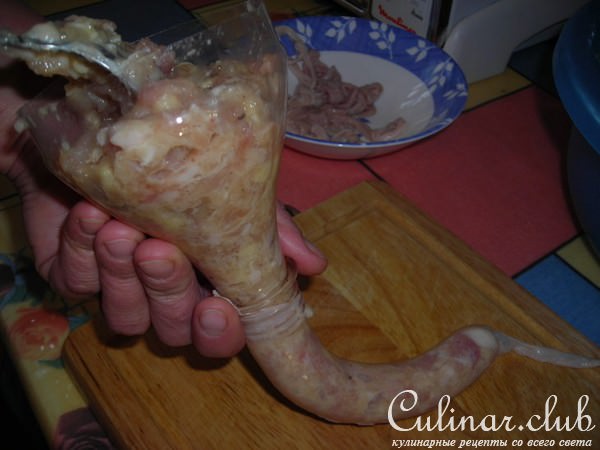 Куриные колбаски с сыром