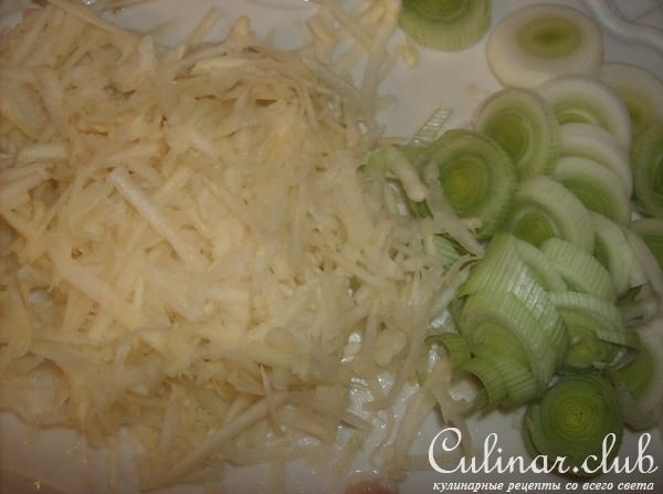 Страусятина с белыми грибами