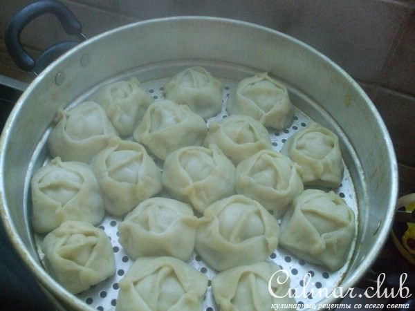 Манты "с уткой"