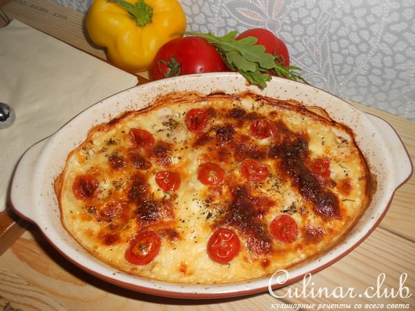 Запеканка с курицей и овощами