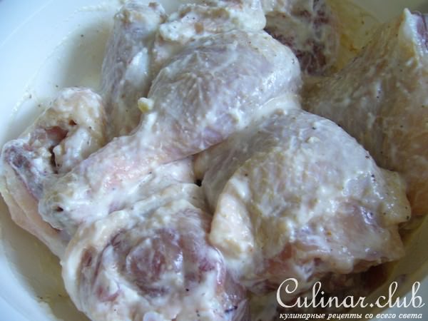 Запеченная курица с картошкой „У мамы в гостях“