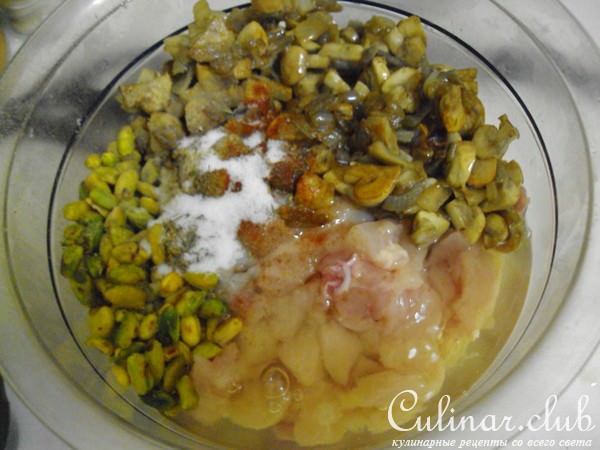 Курица фаршированная