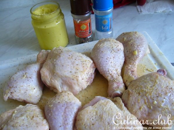 Запеченная курица с картошкой „У мамы в гостях“