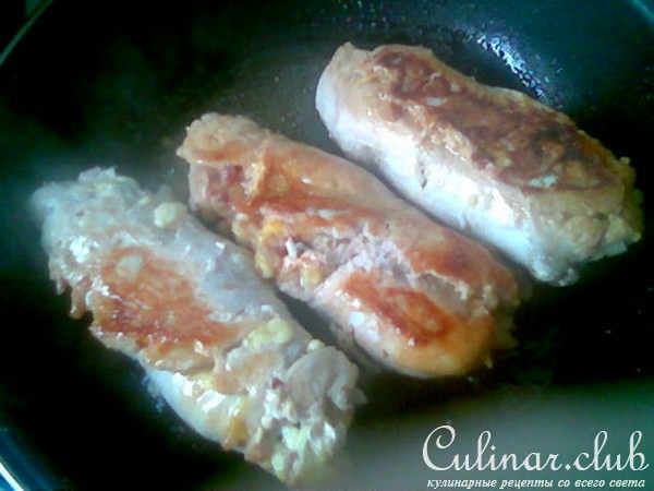 Рулетики куриные