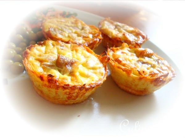 Картофельные корзиночки.