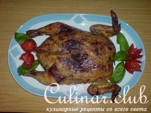 Фаршированная курица (вариант)