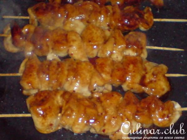 Брошет из куриной грудинки