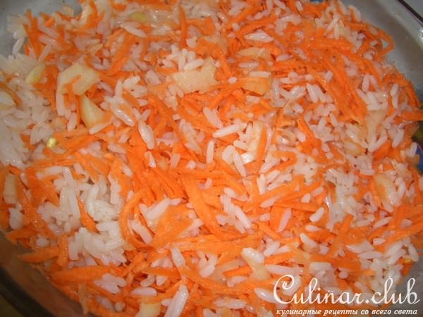 Запеченная курица с рисом в рукаве