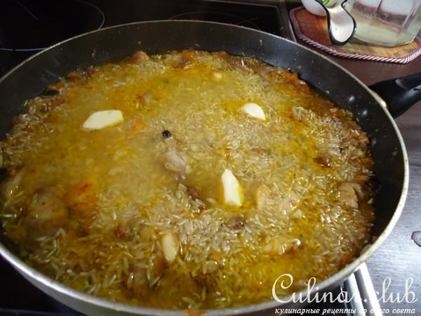 "ПсевдоПлов" с курицей и индейкой, очень нежный и не очень калорийный!)))