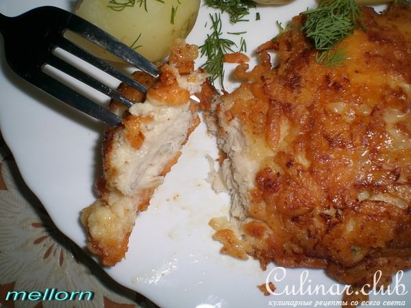 "Жар-птица" с молодой картошкой и свежими овощами