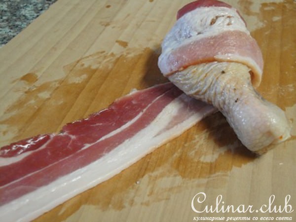 Куриные ноги в чулках из бекона ! ! !