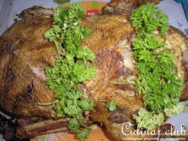 Фаршированная утка