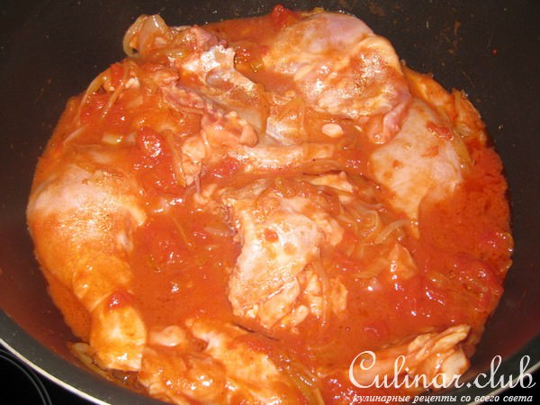 Куриный соус с алычой