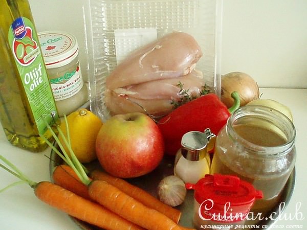 Курочка в медовой корочке