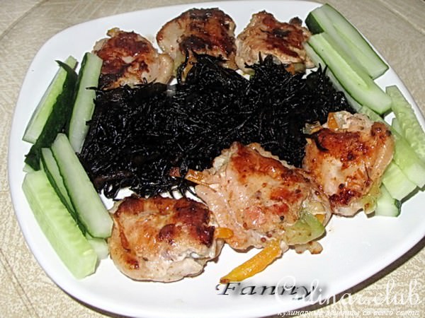 Фаршированные куриные крылышки