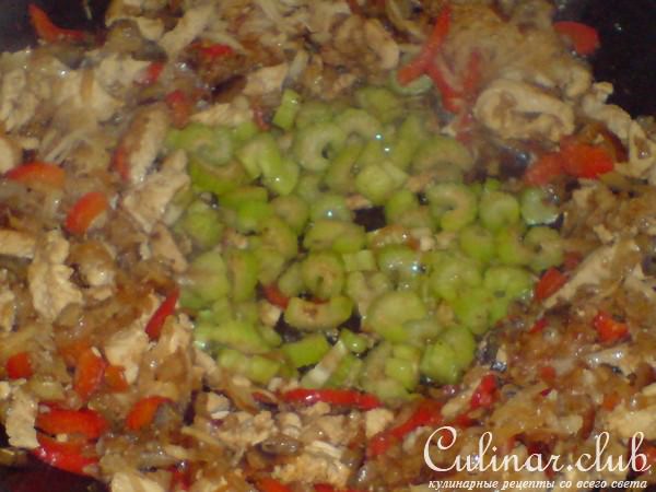 Мясо-овощное ассорти в воке(вариант)