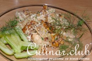 Курочка с лисичками