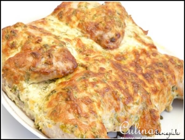 Курица под сырной "шубкой"