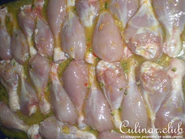 Куриные ножки с горчично-медовым соусом