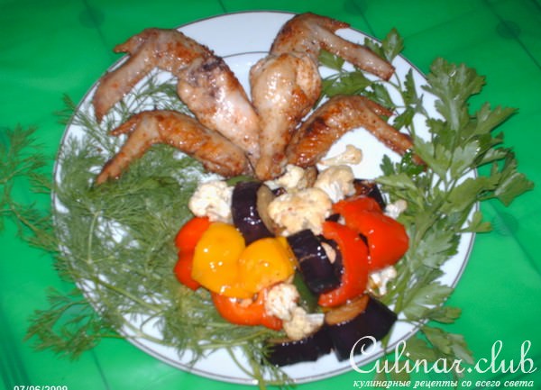 Курочка с овощами 