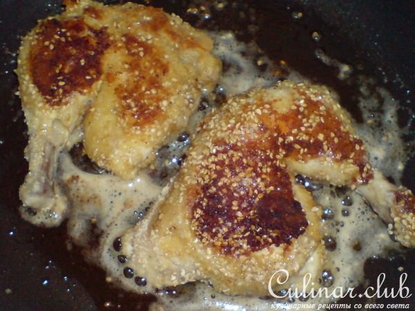 Куриные окорочка,отварные и обжаренные...(вариант) 