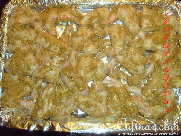 Крылышки куриные "Лютая чушка" ))