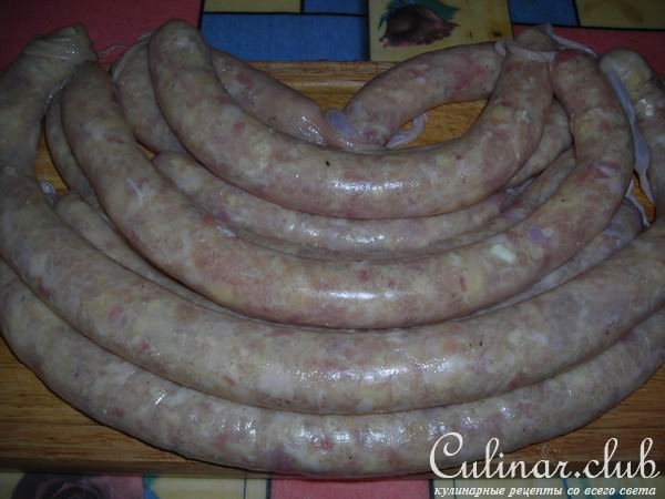 Куриные колбаски с сыром