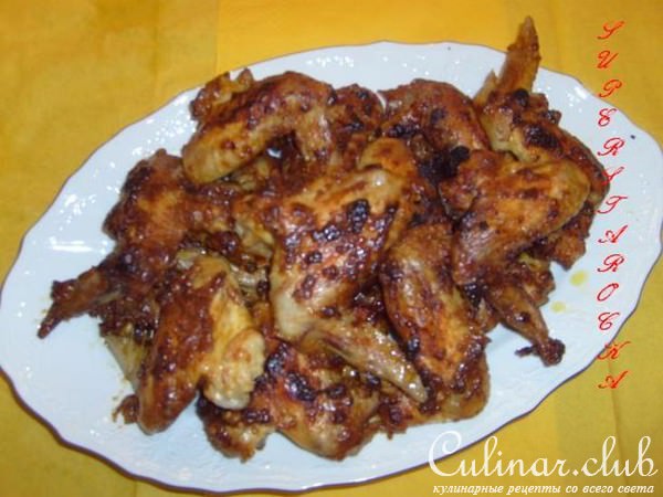 Крылышки куриные "Лютая чушка" ))