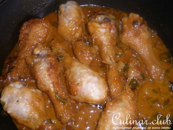 Очень вкусная курица в соусе