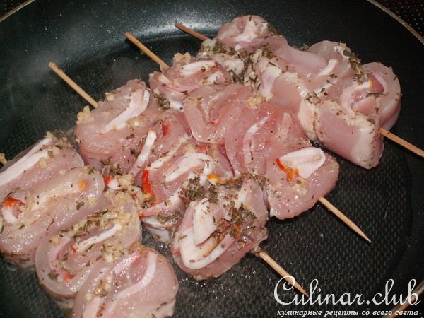 Куриный шашлык "Кучерявый"