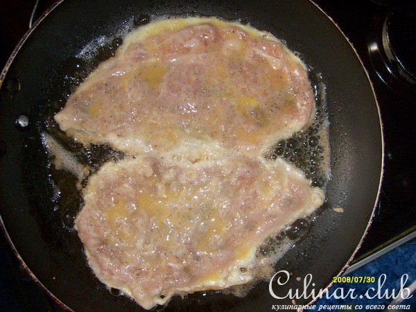 Курица с ананасами