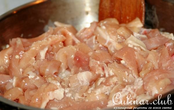 Быстрая курочка с семечками и травами.